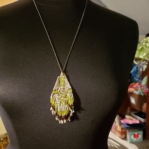 Cocobelle seed bead pendant